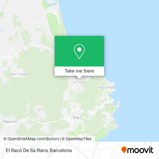 El Racó De Sa Riera map