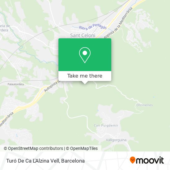 Turó De Ca L'Alzina Vell map