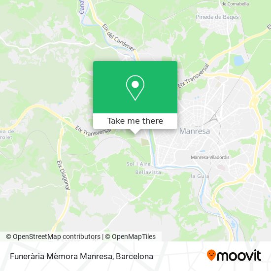 Funerària Mèmora Manresa map