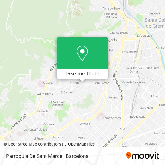 mapa Parroquia De Sant Marcel