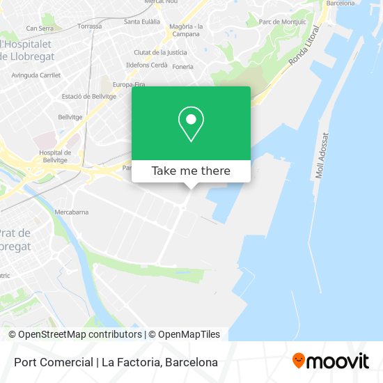 mapa Port Comercial | La Factoria