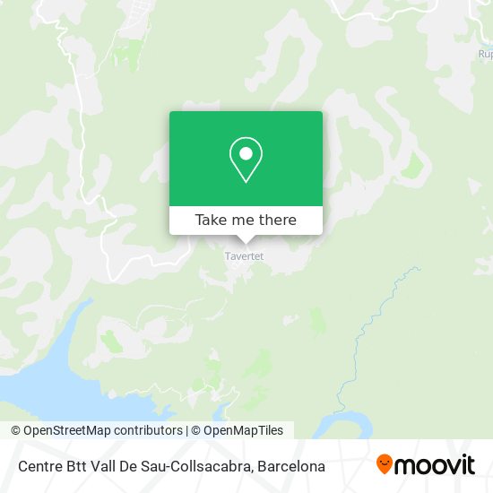 mapa Centre Btt Vall De Sau-Collsacabra