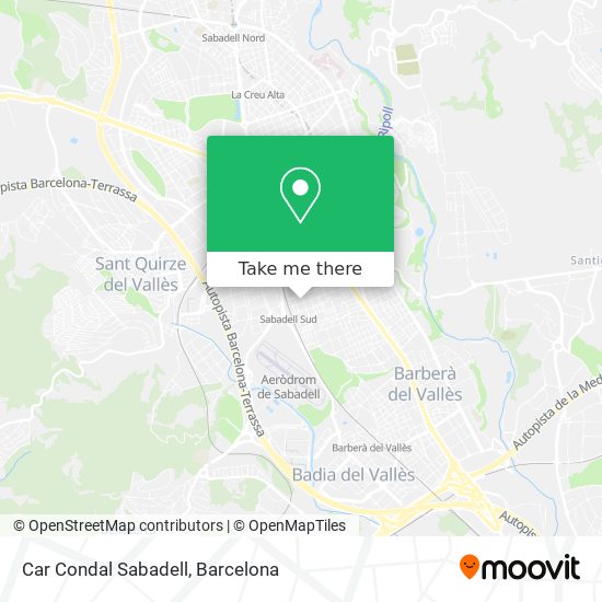 Car Condal Sabadell map