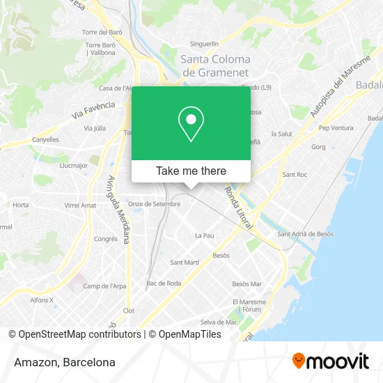 Amazon map