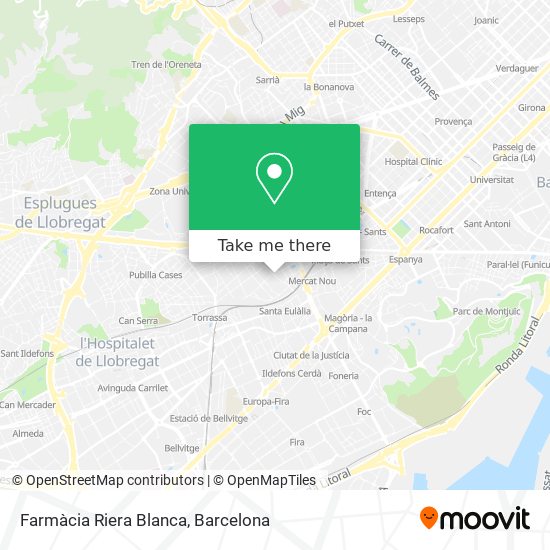Farmàcia Riera Blanca map