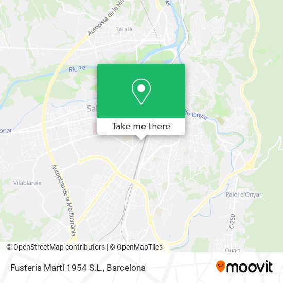 Fusteria Martí 1954 S.L. map