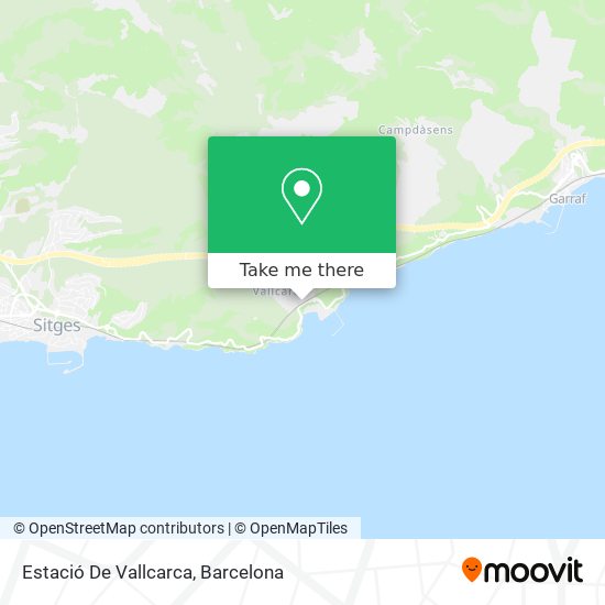 Estació De Vallcarca map
