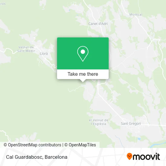 Cal Guardabosc map
