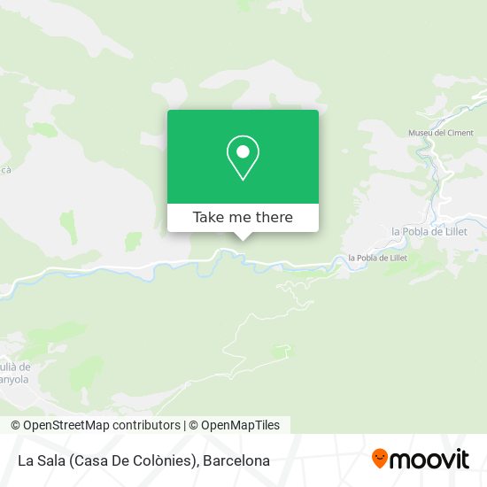 La Sala (Casa De Colònies) map
