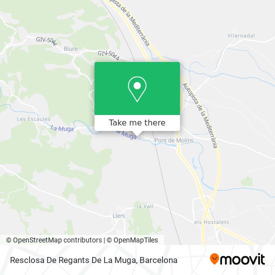 Resclosa De Regants De La Muga map