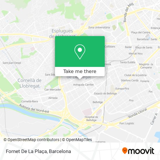 Fornet De La Plaça map