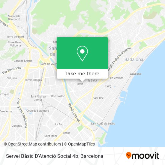 Servei Bàsic D'Atenció Social 4b map