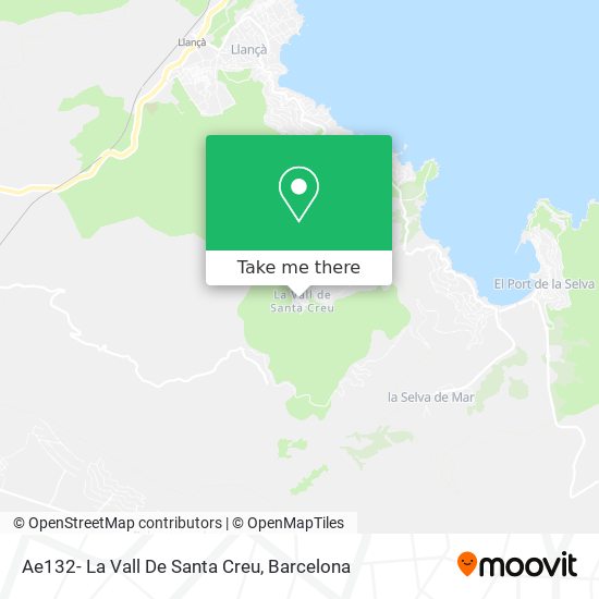Ae132- La Vall De Santa Creu map