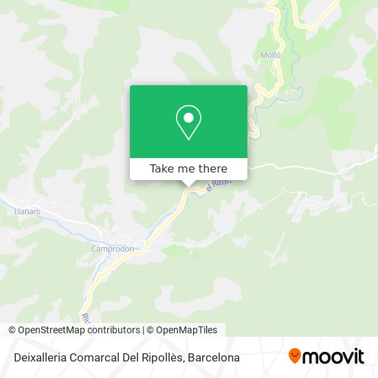Deixalleria Comarcal Del Ripollès map