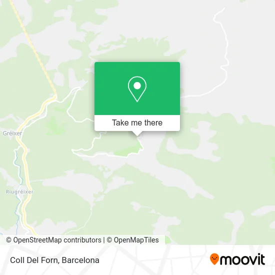 Coll Del Forn map