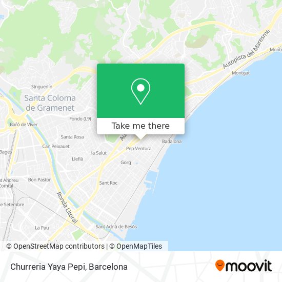 Churreria Yaya Pepi map