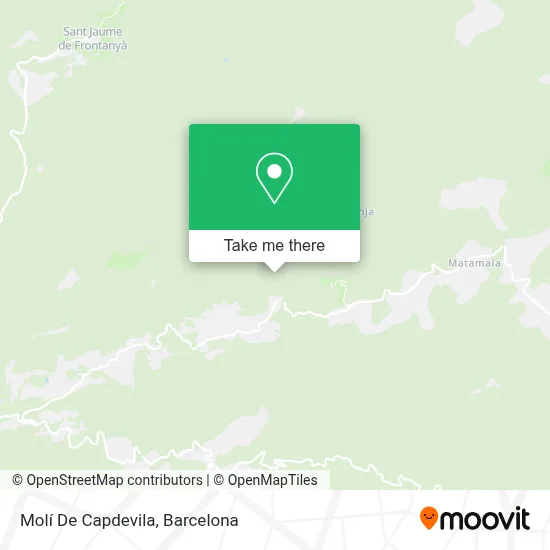 Molí De Capdevila map