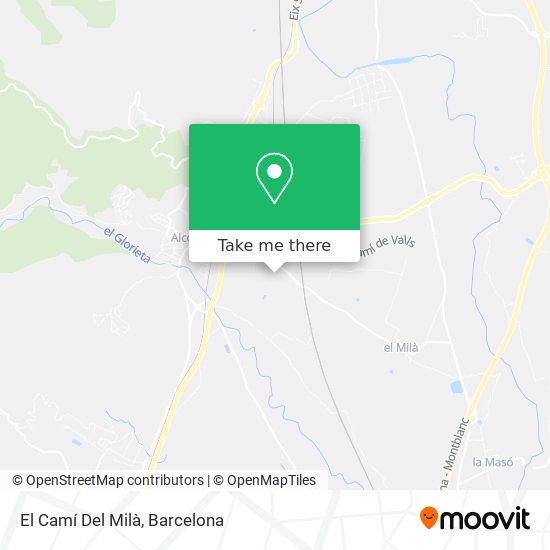 El Camí Del Milà map