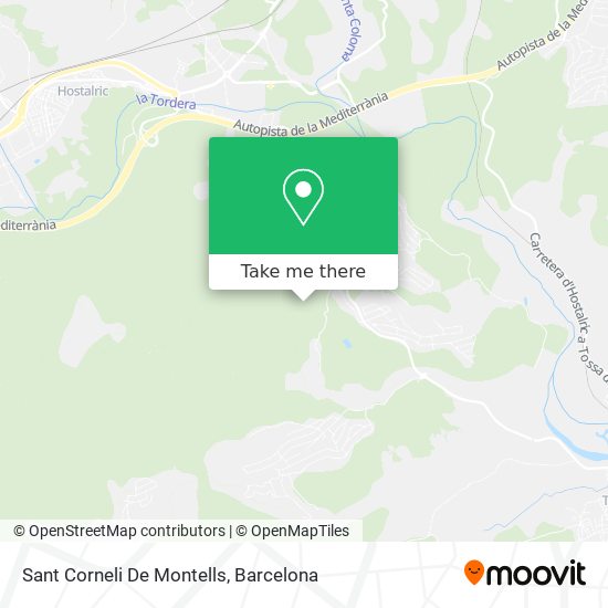 Sant Corneli De Montells map