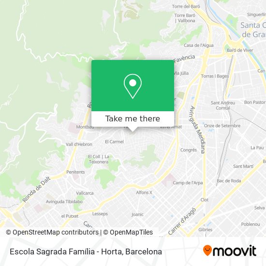 Escola Sagrada Família - Horta map