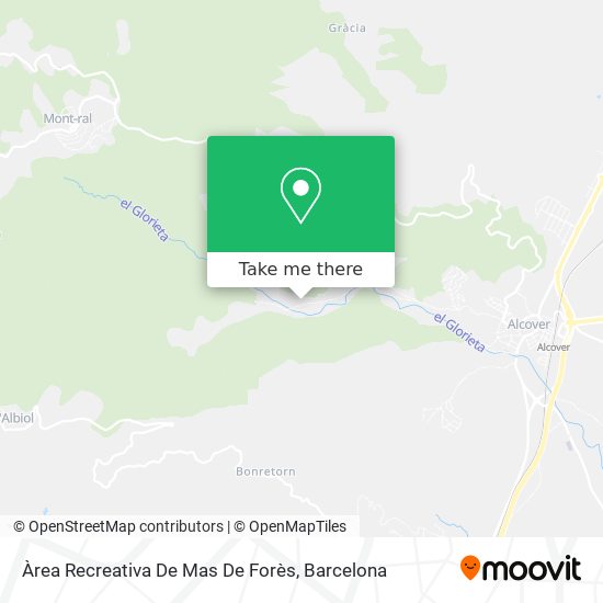 Àrea Recreativa De Mas De Forès map