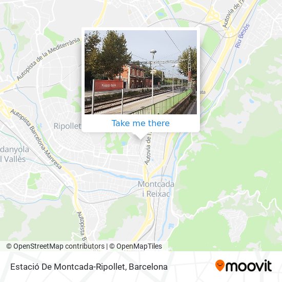 Estació De Montcada-Ripollet map