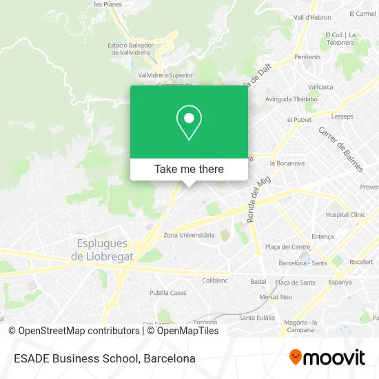 ESADE Business School map