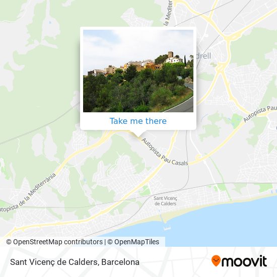 Sant Vicenç de Calders map