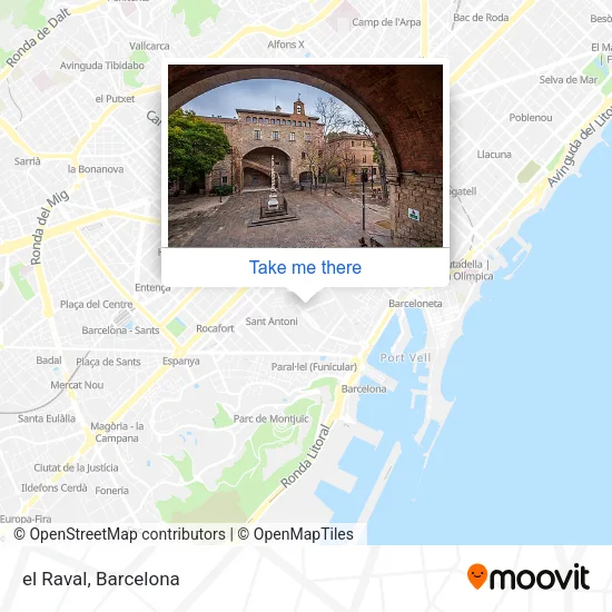 el Raval map