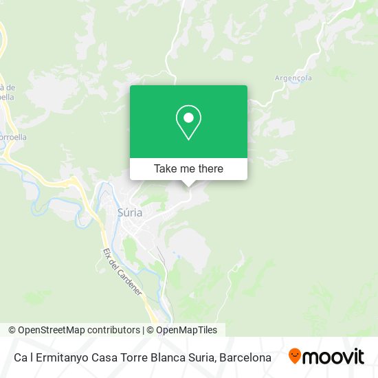 Ca l Ermitanyo Casa Torre Blanca Suria map
