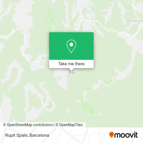 Rupit Spain map