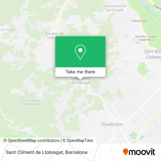Sant Climent de Llobregat map