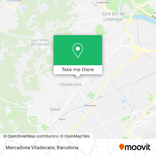 Mercadona Viladecans map