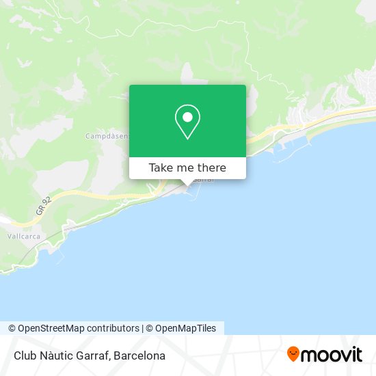 Club Nàutic Garraf map