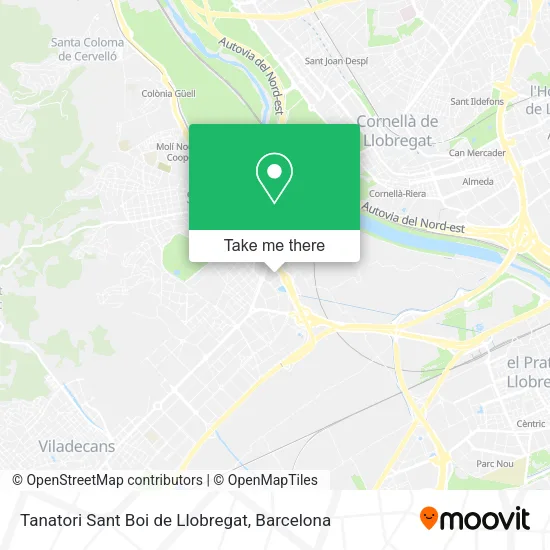 Tanatori Sant Boi de Llobregat map