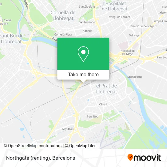 Northgate (renting) map