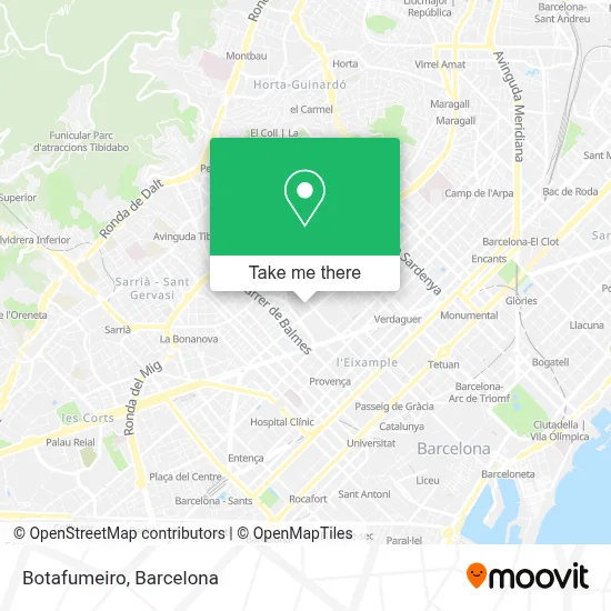 Botafumeiro map