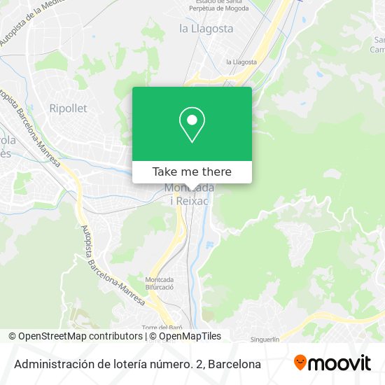 Administración de lotería número. 2 map