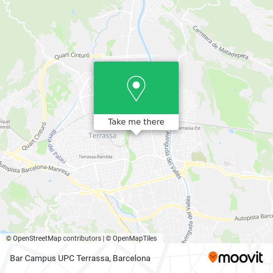 Bar Campus UPC Terrassa map