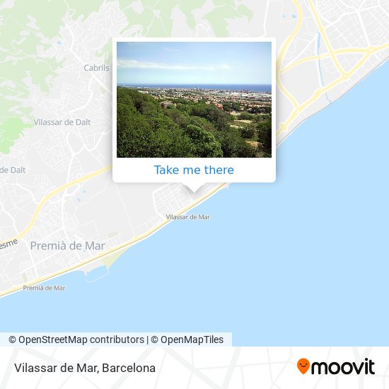 Vilassar de Mar map