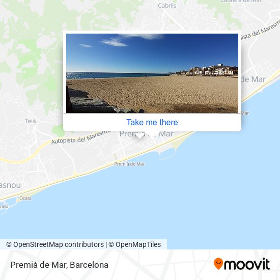 Premià de Mar map