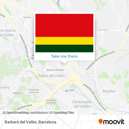 Barberà del Vallès map