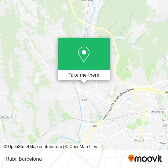 Rubí map
