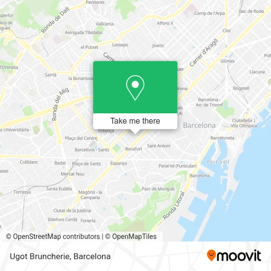 Ugot Bruncherie map