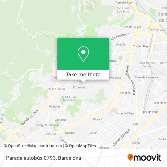 Parada autobús 0793 map