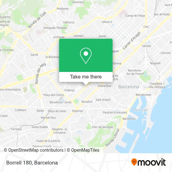 Borrell 180 map