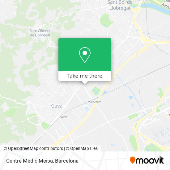 Centre Mèdic Meisa map
