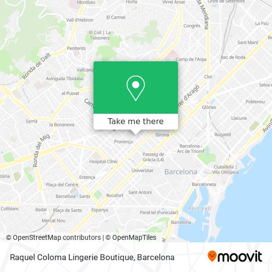 Raquel Coloma Lingerie Boutique map