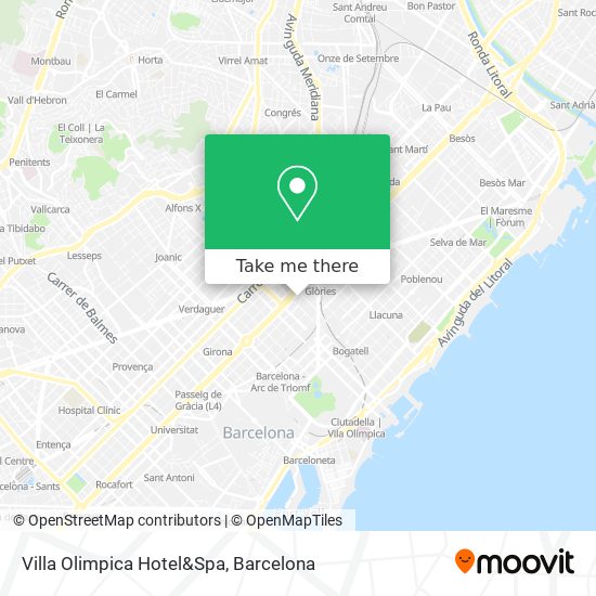 Villa Olimpica Hotel&Spa map