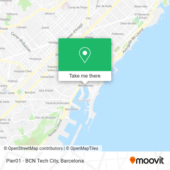 Pier01 - BCN Tech City map